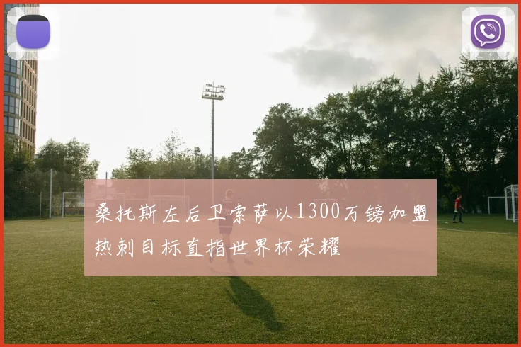 桑托斯左后卫索萨以1300万镑加盟热刺目标直指世界杯荣耀
